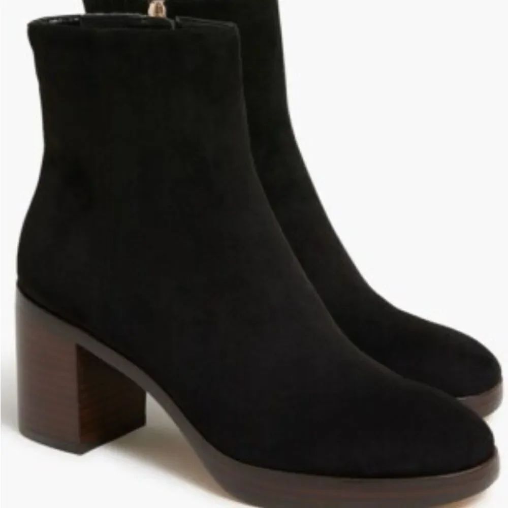 J. Crew Factory Sueded Platform Boots